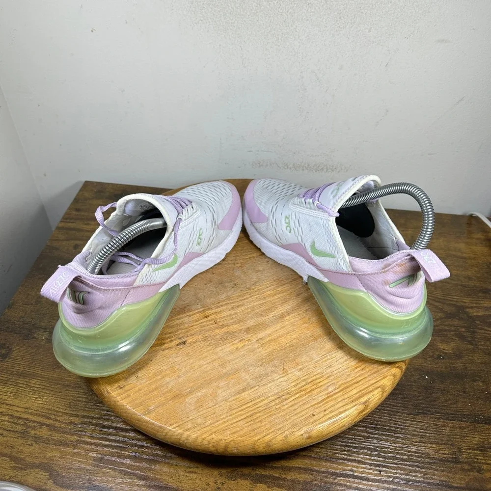 Nike Air Max 270 Women's Shoes White Lavender Green Size 8 CW7042-100